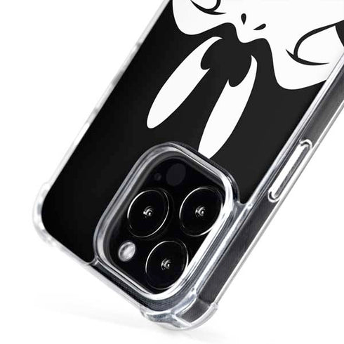 Looney Tunes Daffy Duck Plain Black and White iPhone 16 Pro MagSafe Case